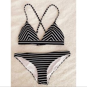 H&M striped bikini